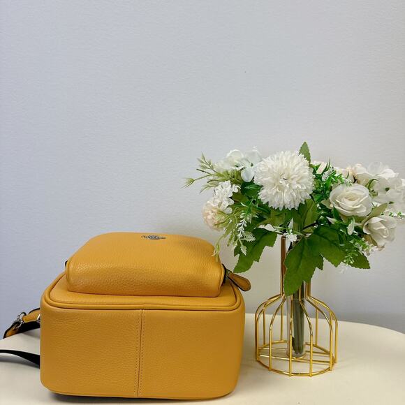 Coach CR284 Mini Court Backpack IN HONEYCOMB - Picture 6 of 12